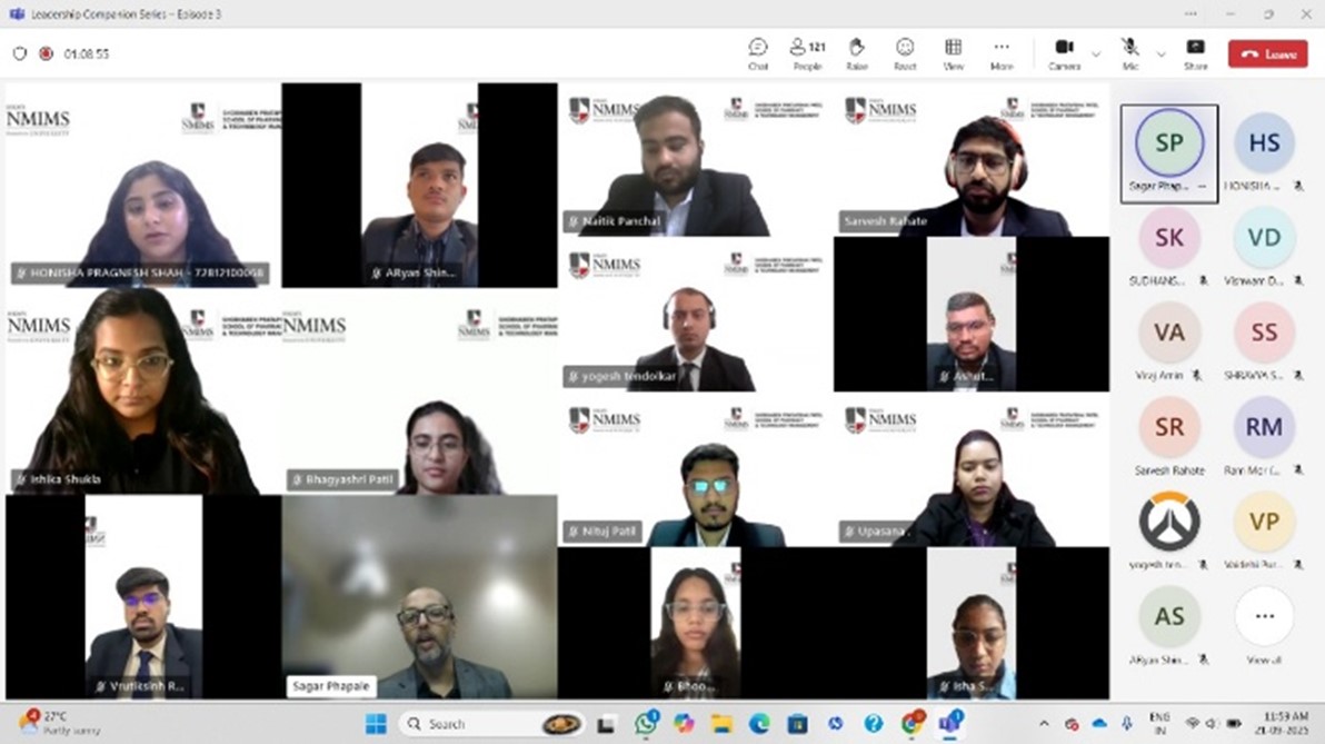 Screenshot from the Career Playbook guest session (online)