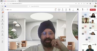 Screenshot from the Leadership Companion Series Ep-1 online session